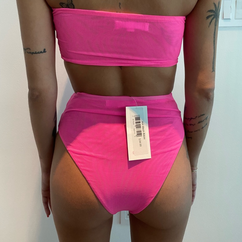 Pink mesh set - Picture 2 of 3